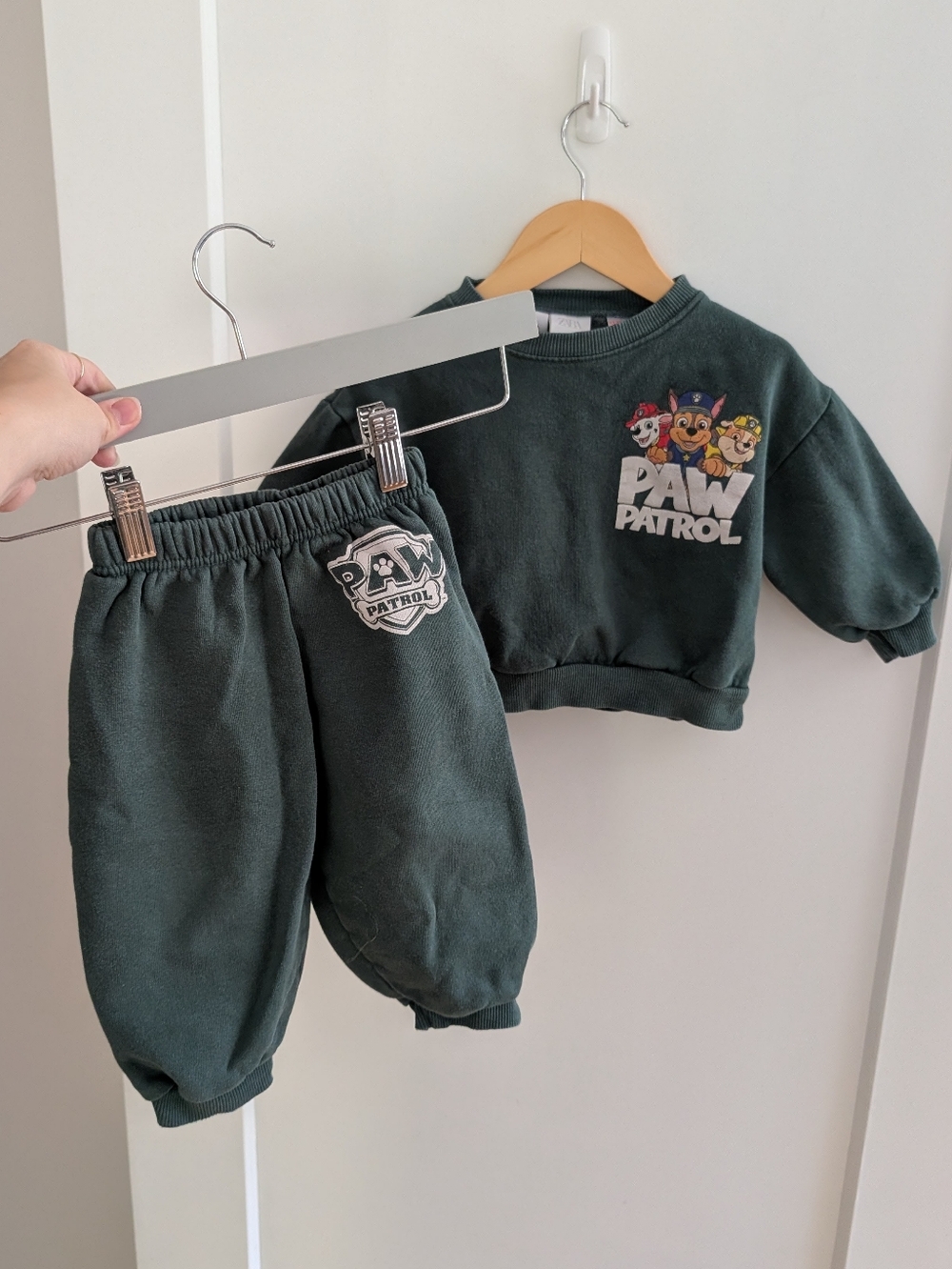 2/$40 🧡 Zara Paw Patrol Green Matching Set 2-3Y